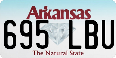 AR license plate 695LBU