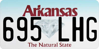 AR license plate 695LHG