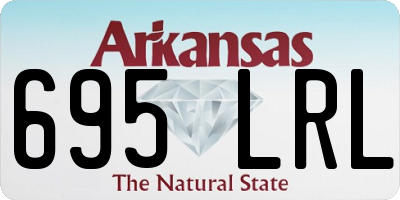 AR license plate 695LRL