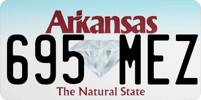 AR license plate 695MEZ