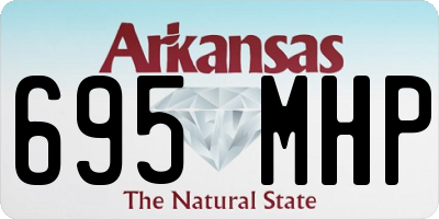 AR license plate 695MHP