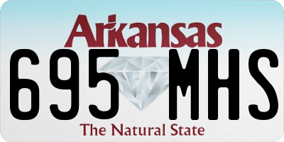 AR license plate 695MHS