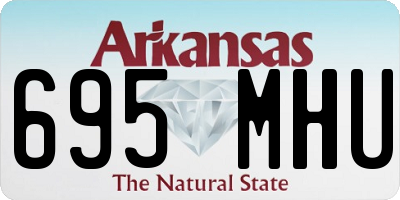 AR license plate 695MHU