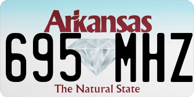 AR license plate 695MHZ