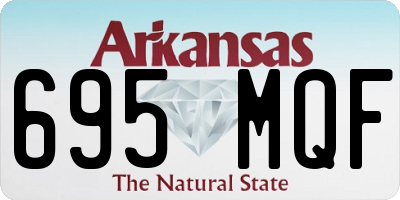 AR license plate 695MQF