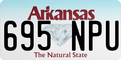 AR license plate 695NPU