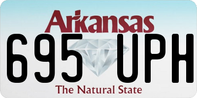 AR license plate 695UPH