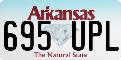 AR license plate 695UPL