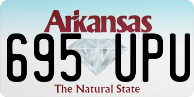 AR license plate 695UPU
