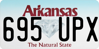 AR license plate 695UPX
