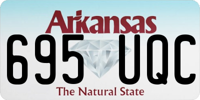 AR license plate 695UQC