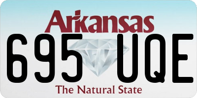 AR license plate 695UQE