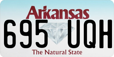 AR license plate 695UQH