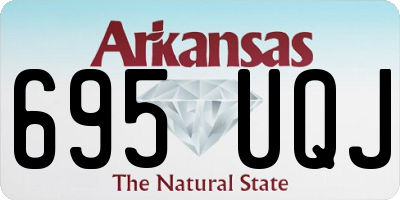 AR license plate 695UQJ