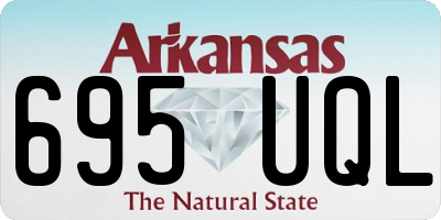 AR license plate 695UQL