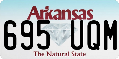 AR license plate 695UQM