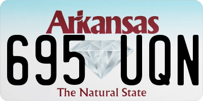 AR license plate 695UQN