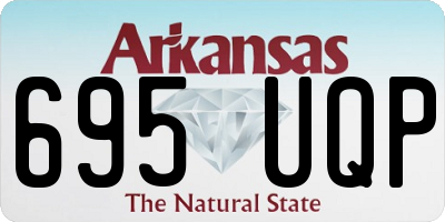 AR license plate 695UQP