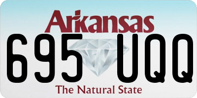 AR license plate 695UQQ