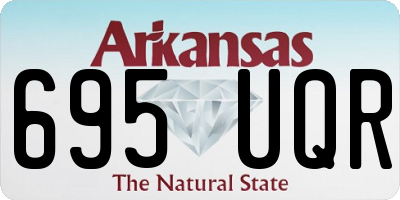AR license plate 695UQR