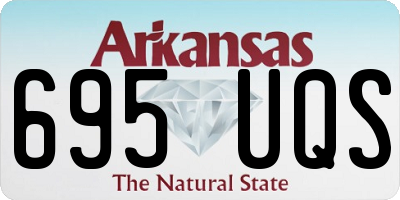 AR license plate 695UQS