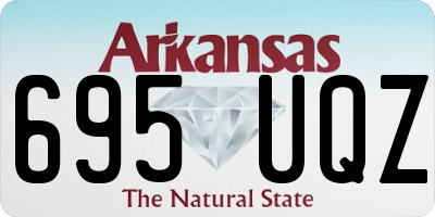 AR license plate 695UQZ