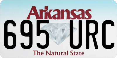 AR license plate 695URC