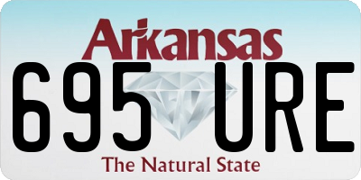 AR license plate 695URE