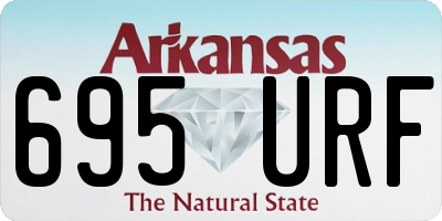 AR license plate 695URF