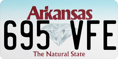 AR license plate 695VFE