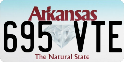 AR license plate 695VTE
