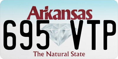 AR license plate 695VTP