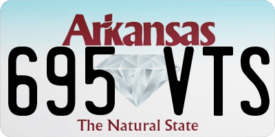 AR license plate 695VTS
