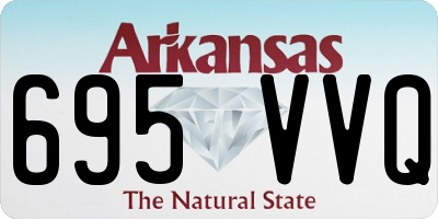 AR license plate 695VVQ