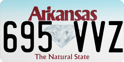 AR license plate 695VVZ