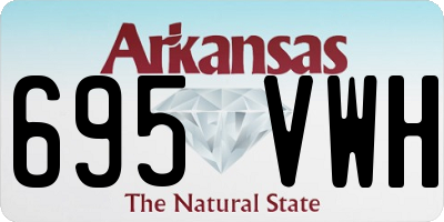 AR license plate 695VWH