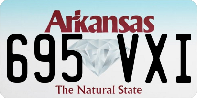 AR license plate 695VXI