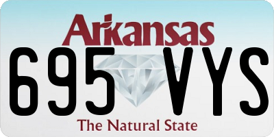 AR license plate 695VYS