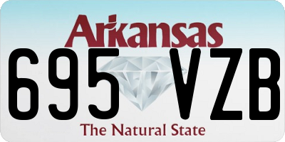 AR license plate 695VZB