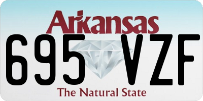 AR license plate 695VZF