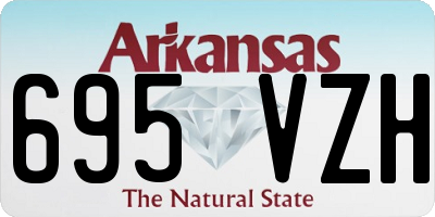 AR license plate 695VZH