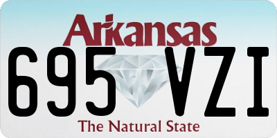 AR license plate 695VZI