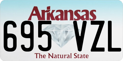 AR license plate 695VZL