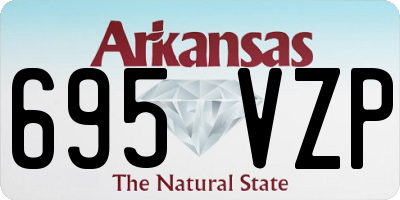 AR license plate 695VZP