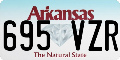 AR license plate 695VZR