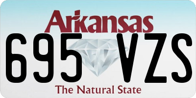 AR license plate 695VZS