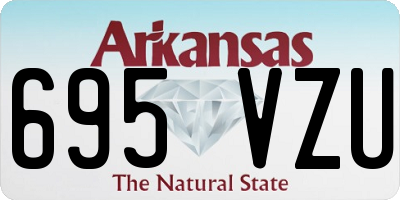 AR license plate 695VZU