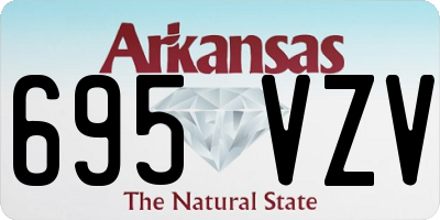 AR license plate 695VZV
