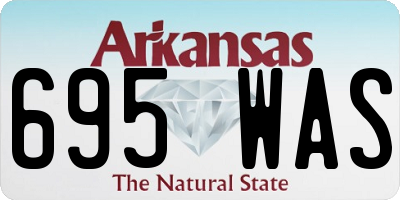 AR license plate 695WAS