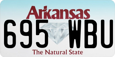 AR license plate 695WBU